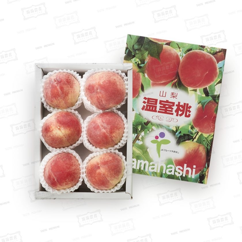空運日本山梨溫室桃禮盒